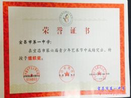 我校在宜昌市第六届青少年艺术节比赛中荣获佳绩