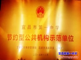 我校喜获全国“节约型公共机构示范单位”荣誉称号