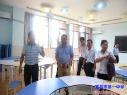 市政府副秘书长朱家法调研我校新校区