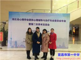 我校四位老师参加湖北省心理学会团体专委会学术年会