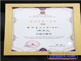 香港中文大学（深圳）授予我校“摆渡人”卓越贡献奖