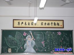 文明伴我行黑板报